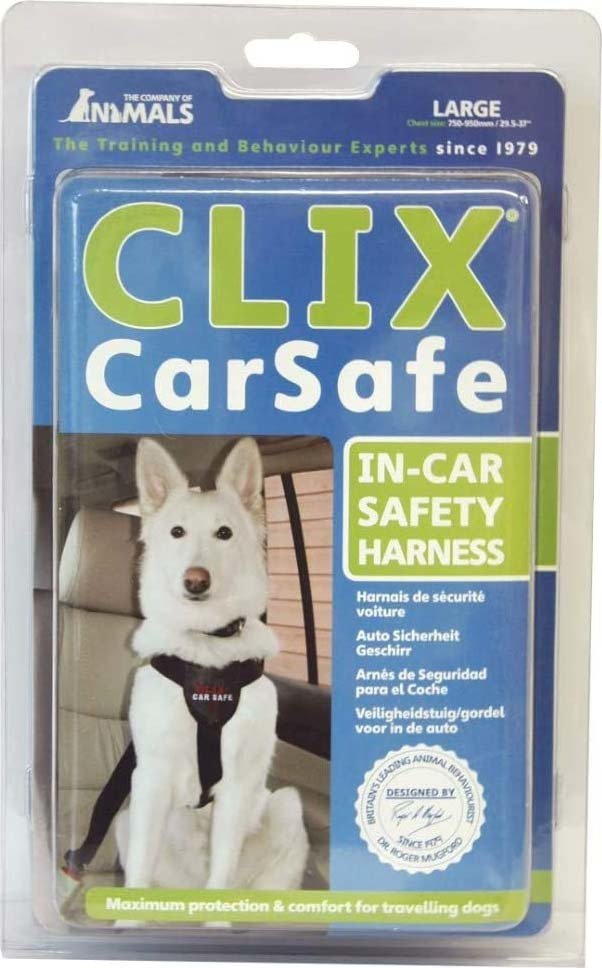 

Ремень безопасности для авто Halti Clix CarSafe L 03203 (черный)