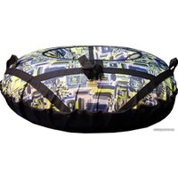 Тюбинг Emi Filini Design Lux 120 см (зеленый/граффити)