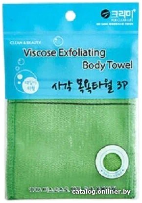 Мочалка Sungbo Cleamy Viscose Squared Bath Towel (13.5х15)