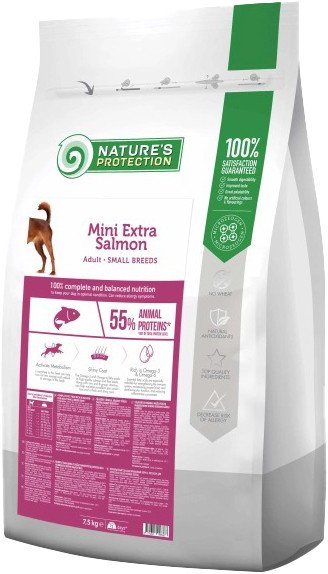 

Сухой корм для собак Nature's Protection Mini Extra Salmon 7.5 кг