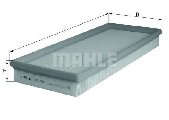 

Воздушный фильтр Mahle Knecht LX522