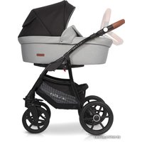 Универсальная коляска Riko Basic Bella Lux (3 в 1, 02/серый)