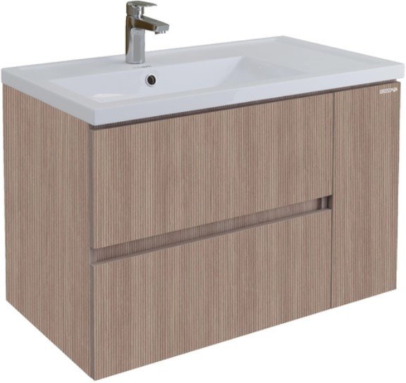 

Grossman Тумба под умывальник Юнит 80 208014 (кадена вуд)