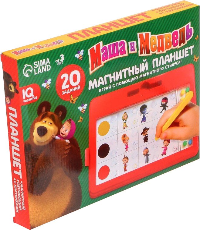 

Развивающая игра Маша и медведь С карточками 7024606