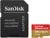 Extreme microSDXC SDSQXBZ-128G-GN6MA 128GB (с адаптером)
