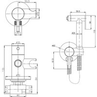 Гигиенический душ Boch Mann Braies СК-P07GR BM10411
