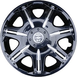 Набор колпаков на диски АКС – авто Опус 14 40232 (черный)