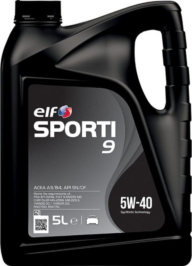 

Моторное масло Elf Sporti 9 5W-40 5л