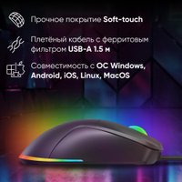 Игровая мышь Оклик 750G (черный) в Бресте