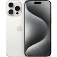 Телефон Apple iPhone 15 Pro Max 256GB (белый титан)