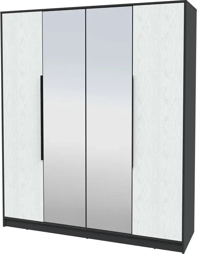 

Шкаф распашной Интерлиния Концепт КТ-Ш4з Глосс (антрацит/дуб полярный)