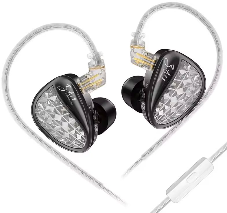 Наушники KZ Acoustics ZA12 No Switches 3.5 мм (с микрофоном)