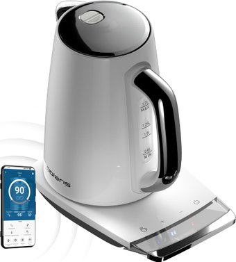 Электрический чайник Polaris PWK 1755CAD WIFI IQ Home (белый)
