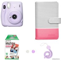 Фотоаппарат Fujifilm Instax Mini 11 Geometric Set (фиолетовый)