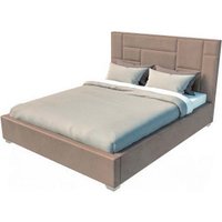 Кровать Elmax Неаполь 200x200 с ПМ Газ-лифт Континентальная рама (Glory 01)