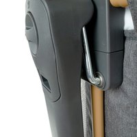 Приставная детская кроватка Pituso Flora OD-B12 (темно-серый)