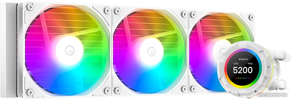 Система жидкостного охлаждения для процессора ID-Cooling Space SL360 XE WHITE