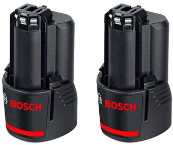 Набор аккумуляторов Bosch GBA 1600A00X7D (12В/2x3 Ah)