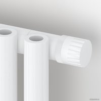 Стальной трубчатый радиатор Сунержа Эстет-0 EU50 правый 1200х225 5 секций (белый)