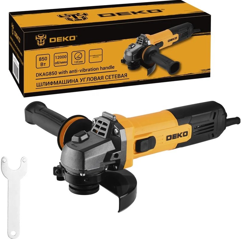 

Угловая шлифмашина Deko DKAG850 085-1007