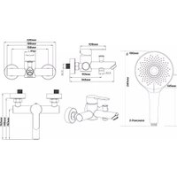 Смеситель Esko Venezia 3 Z VE54-3new