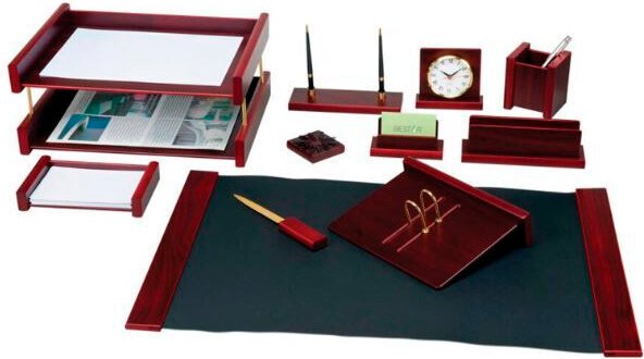 

Настольный набор Bestar Platon 0247FDU 236373 (11 предметов, красное дерево)