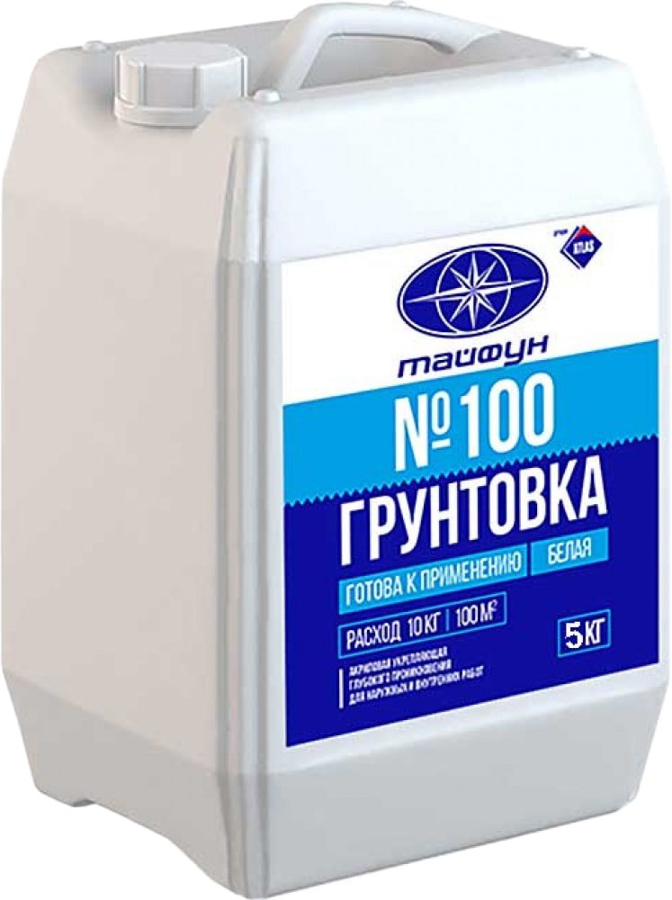 

Акриловая грунтовка Тайфун Мастер №100 5 кг