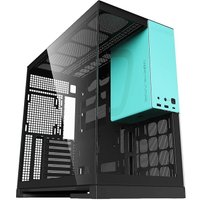 Корпус Geometric Future Model 5 (черный/бирюзовый)