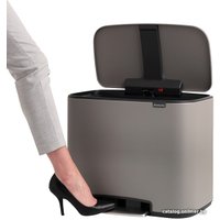 Мусорное ведро Brabantia Bo Pedal Bin 36 л (минерально-серый)