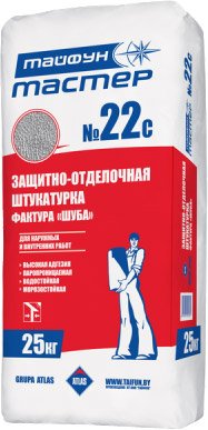 

Декоративная штукатурка Тайфун МАСТЕР №22С
