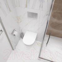 Унитаз подвесной Lauter Sulzdorf + Breez 21GN7072BM (белый с микролифтом)