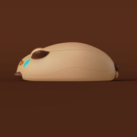 Мышь Akko Capybara (коричневый)