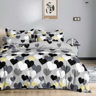 2-спальный комплект постельного белья Alleri Эко Сатин 2сп СС-570