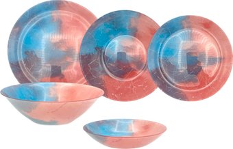 Набор обеденных тарелок Luminarc Brightwave V8576 (19пр)