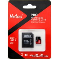 Карта памяти Netac P500 Extreme Pro 128GB NT02P500PRO-128G-R + адаптер