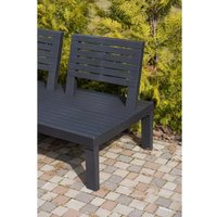 Набор садовой мебели Ipae Progarden MOL05CCA (антрацит)