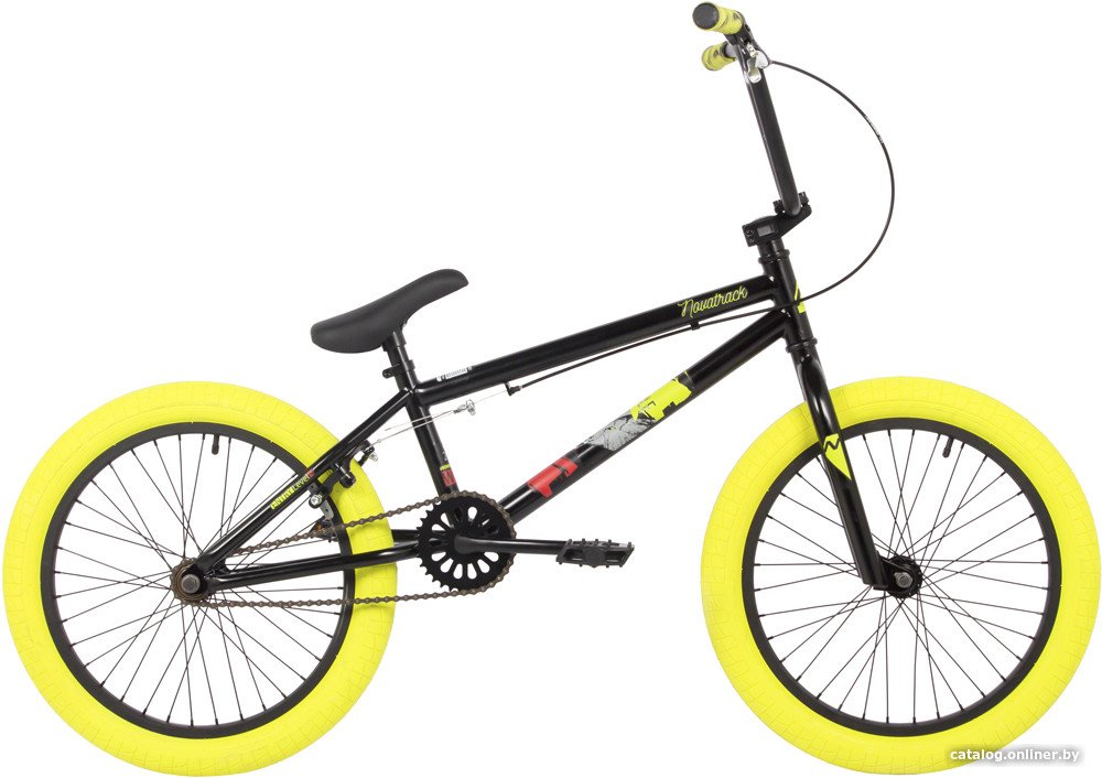 Велосипед Novatrack Wolf 2024 20BMX.WOLF.BK4 (черный)