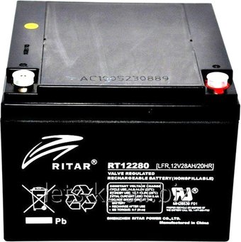 Аккумулятор для ИБП Ritar RT12280 (12В/28 А·ч)