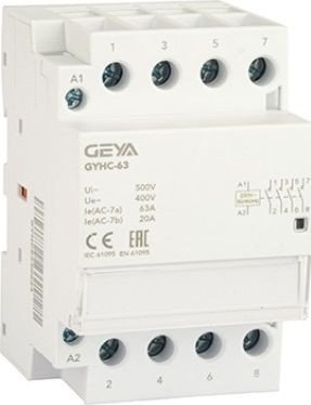 

Контактор GEYA GYHC-4P GYHC6340230