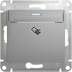 Выключатель Schneider Electric Glossa GSL000369 (алюминий)