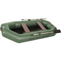 Моторно-гребная лодка Лоцман Гребная под мотор стандарт ЛС-240 (зеленый)