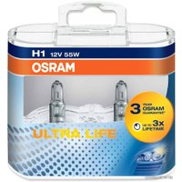 Галогенная лампа Osram H1 Ultra Life 2шт [64150ULT-HCB]