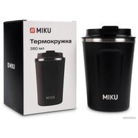 Термокружка Miku 380мл (черный)