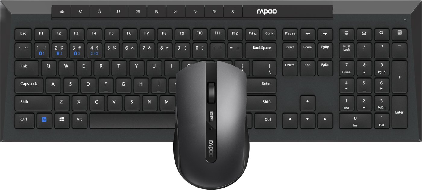 Офисный набор Rapoo 8210M (черный)