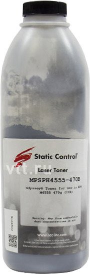 

Тонер Static Control для HP LJ Enterprise M4555/M601 (Odyssey) 470 г