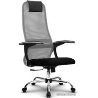 Офисное кресло Metta SU-BU158-8 CH (светло-серый/черный)