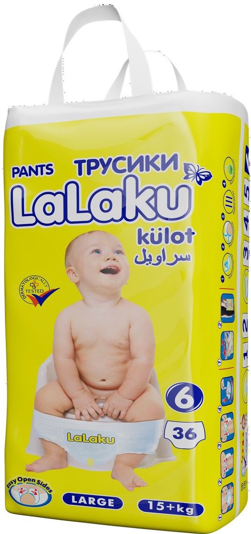 

Трусики-подгузники LaLaKu Pants 6 Large (36 шт)