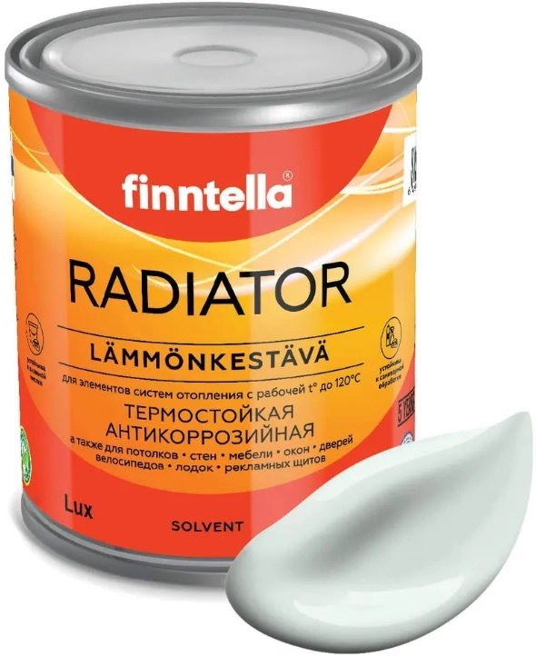 

Краска Finntella Radiator Hopea F-19-1-1-FL067 0.9 л (светло-серый)