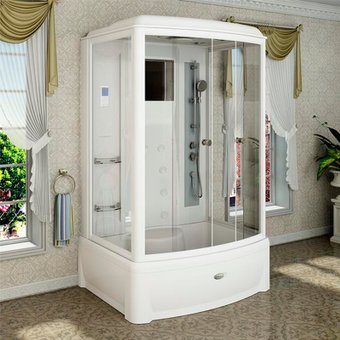 Душевая кабина с паром Radomir Диана 2 1-05-1-0-0-0650 (прозрачное стекло)