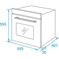 Электрический духовой шкаф Weissgauff EOM 108 PDB